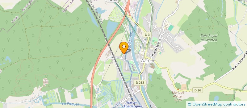 localisation de l'entreprise MADAME CHLOE CAILLIAU  EPERLECQUES