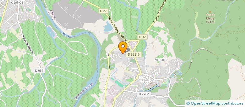 localisation de l'entreprise MADAME CHLOE CAIZERGUES  ANIANE