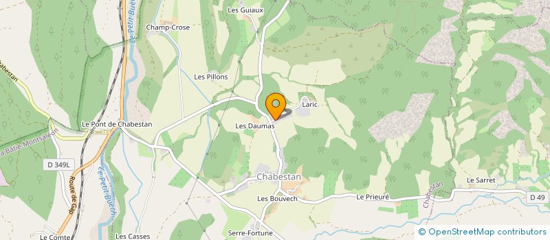 localisation de l'entreprise MADAME CHLOE CALLEAU  CHABESTAN