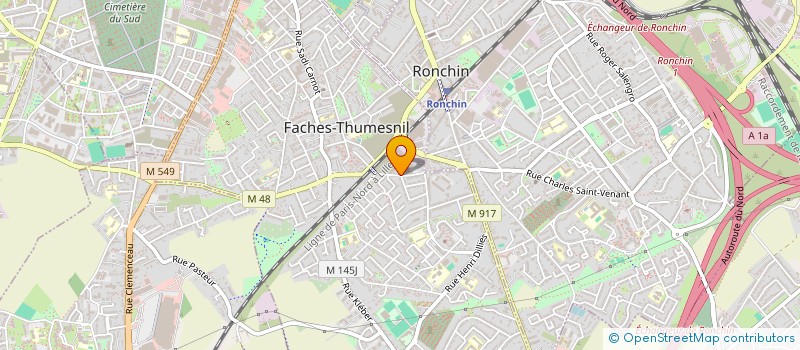 localisation de l'entreprise MADAME CHLOE CALLIGARIS  FACHES-THUMESNIL