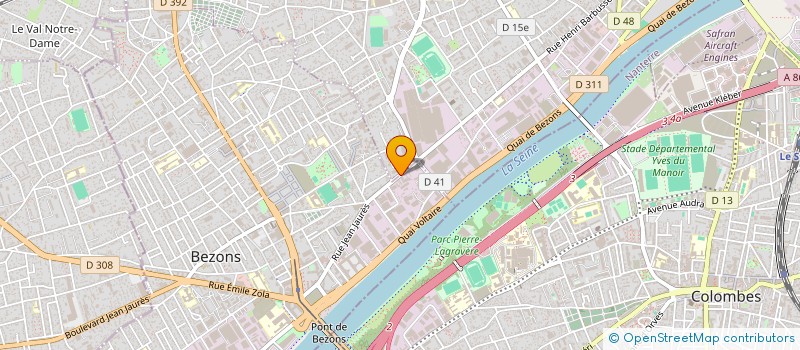 localisation de l'entreprise MADAME CHLOE CALLOT  ARGENTEUIL