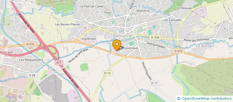 localisation de l'entreprise MADAME CHLOE CAMHI  PELISSANNE