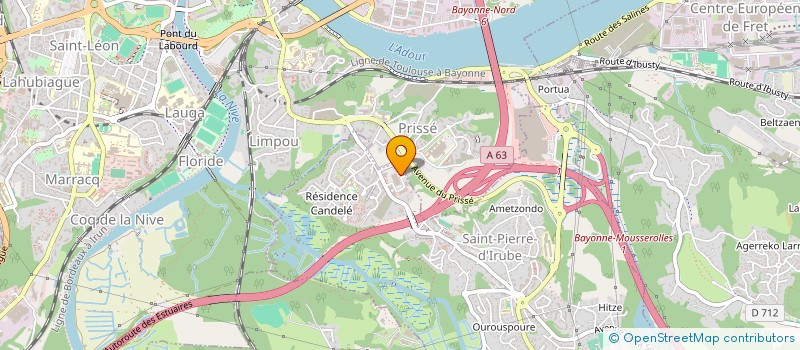 localisation de l'entreprise MADAME CHLOE CAMMARERI  SAINT-PIERRE-D'IRUBE