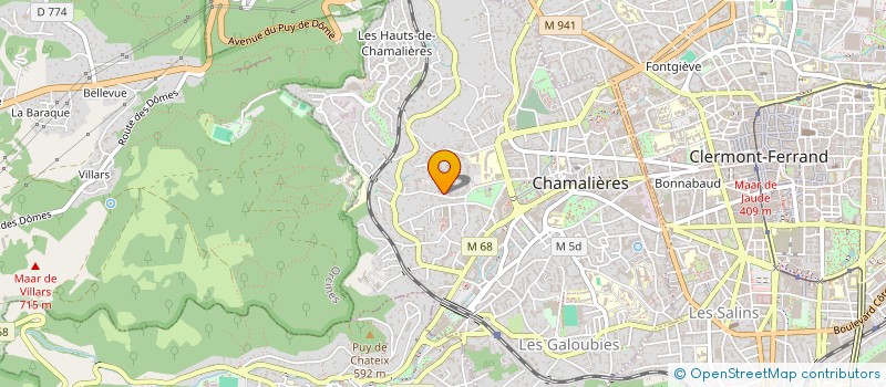 localisation de l'entreprise MADAME CHLOE CAPART  CHAMALIERES