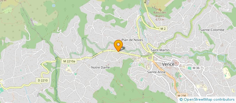 localisation de l'entreprise MADAME CHLOE CAPRINI  VENCE