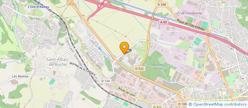 localisation de l'entreprise MADAME CHLOE CARBONE  BOURGOIN-JALLIEU