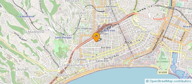 localisation de l'entreprise MADAME CHLOE CAROLINE SOPHI BONNET-LABORDERIE à NICE