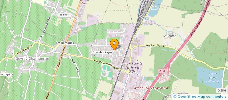 localisation de l'entreprise MADAME CHLOE CARON  GEVREY-CHAMBERTIN