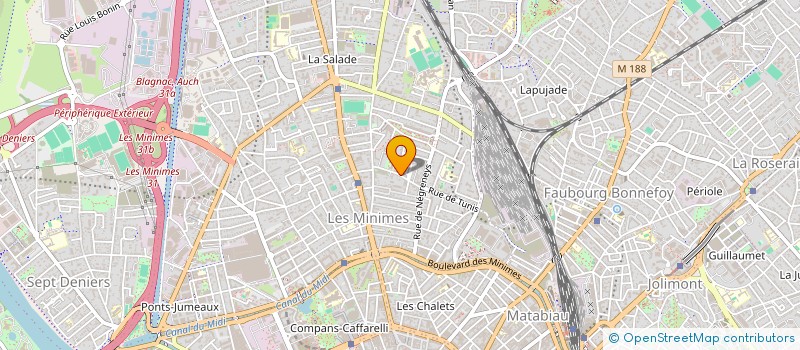 localisation de l'entreprise MADAME CHLOE CARRIERE  TOULOUSE