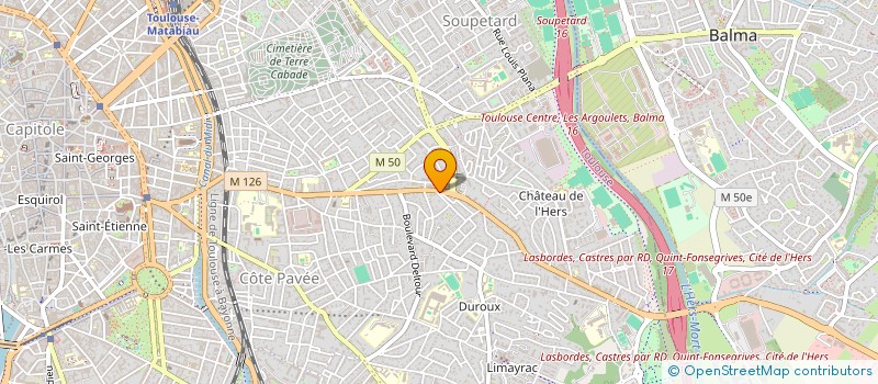 localisation de l'entreprise MADAME CHLOE CARTOUX à TOULOUSE