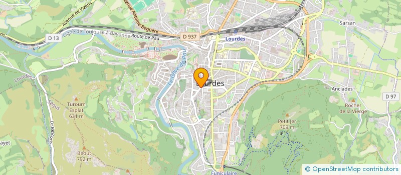 localisation de l'entreprise MADAME CHLOE CASABAN  LOURDES