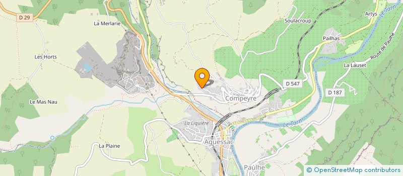 localisation de l'entreprise MADAME CHLOE CASELLAS  COMPEYRE