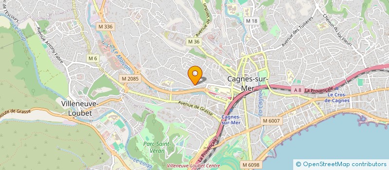 localisation de l'entreprise MADAME CHLOE CATELO à CAGNES-SUR-MER