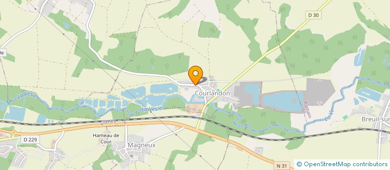 localisation de l'entreprise MADAME CHLOE CATTARIN  COURLANDON