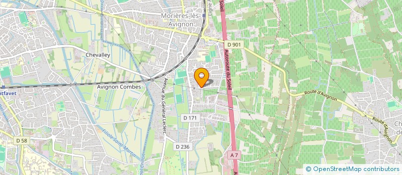 localisation de l'entreprise MADAME CHLOE CECCHINI  MORIERES-LES-AVIGNON