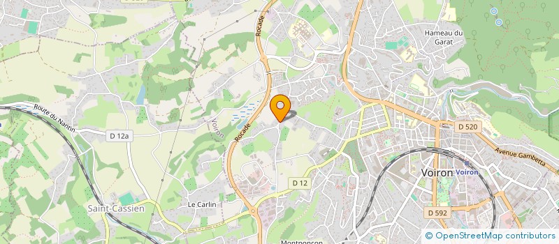 localisation de l'entreprise MADAME CHLOE CERRUTI  VOIRON