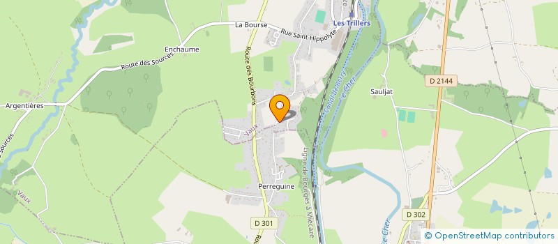 localisation de l'entreprise MADAME CHLOE CHABIN à VAUX