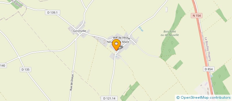 localisation de l'entreprise MADAME CHLOE CHALLES à TREMBLAY-LES-VILLAGES