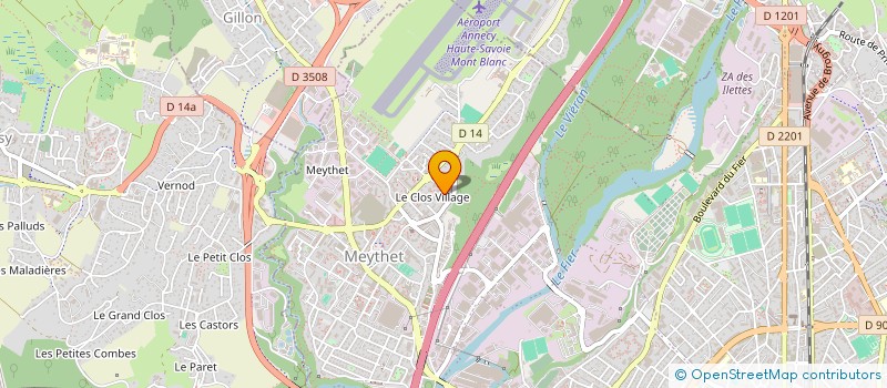 localisation de l'entreprise MADAME CHLOE CHANEL  ANNECY