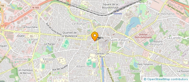 localisation de l'entreprise MADAME CHLOE CHANGEUR à VANNES