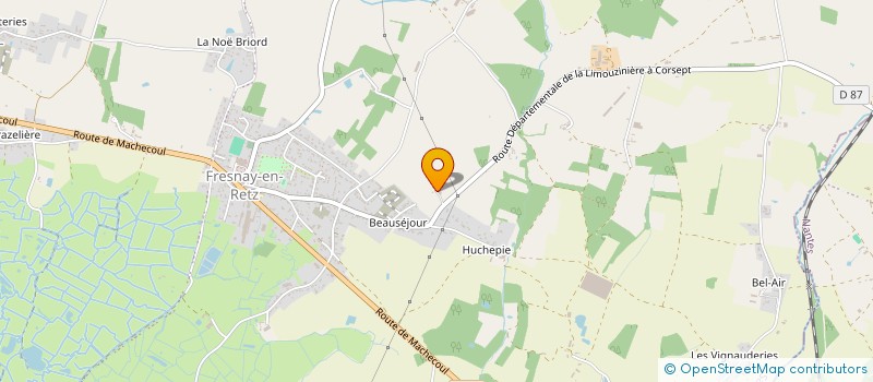 localisation de l'entreprise MADAME CHLOE CHAPART  PORNIC