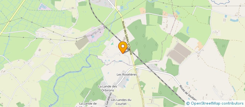 localisation de l'entreprise MADAME CHLOE CHARAUDEAU à SOULLANS