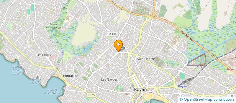 localisation de l'entreprise MADAME CHLOE CHARBONNIER  ROYAN