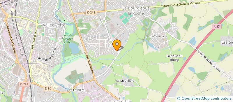 localisation de l'entreprise MADAME CHLOE CHARLOIS à LA ROCHE-SUR-YON