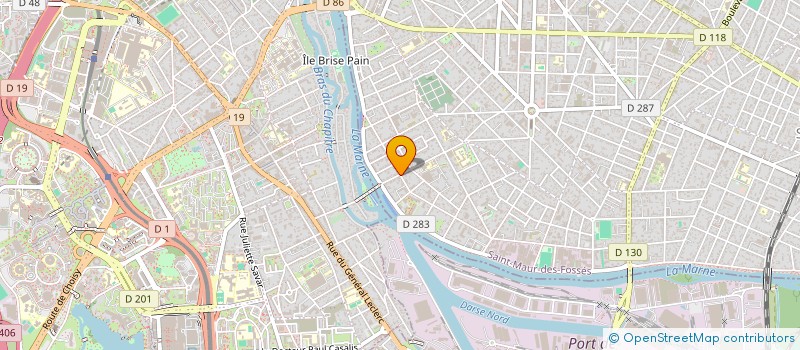 localisation de l'entreprise MADAME CHLOE CHARPENTIER  SAINT-MAUR-DES-FOSSES