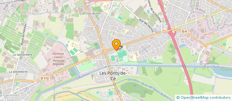 localisation de l'entreprise MADAME CHLOE CHARRIER à LES PONTS-DE-CE