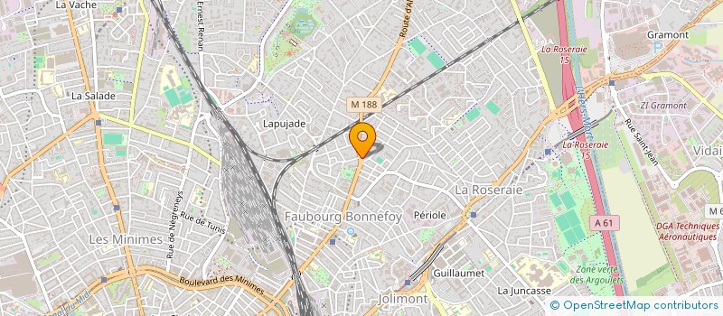 localisation de l'entreprise MADAME CHLOE CHASSAGNE  TOULOUSE