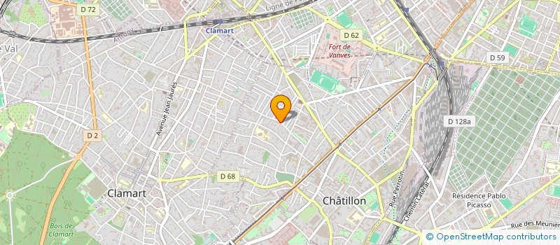 localisation de l'entreprise MADAME CHLOE CHASSARD  CHATILLON