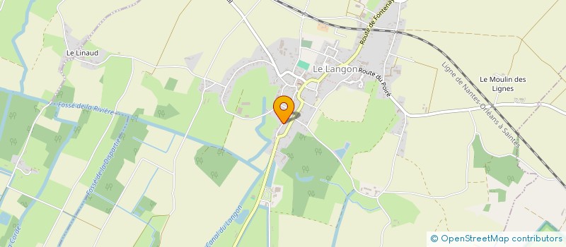 localisation de l'entreprise MADAME CHLOE CHATAIGNER-MARTIN  LE LANGON