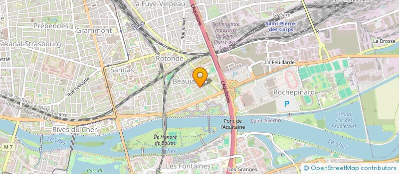 localisation de l'entreprise MADAME CHLOE CHATEAU  TOURS