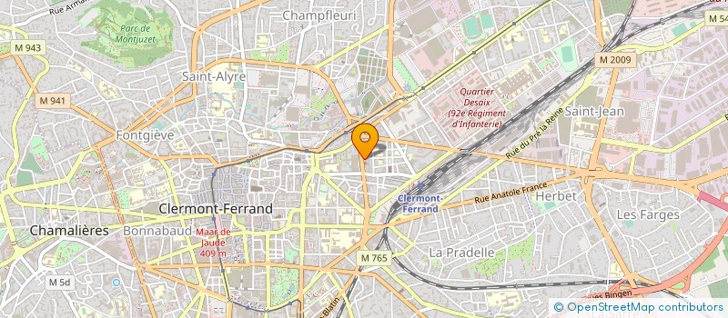 localisation de l'entreprise MADAME CHLOE CHENAIS  CLERMONT-FERRAND