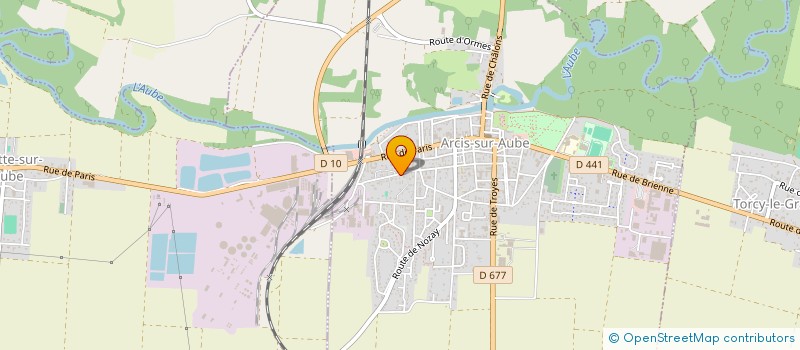 localisation de l'entreprise MADAME CHLOE CHEVALIER  ARCIS-SUR-AUBE