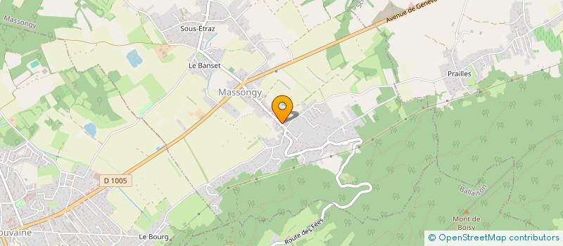 localisation de l'entreprise MADAME CHLOE CHEVRAND  MASSONGY