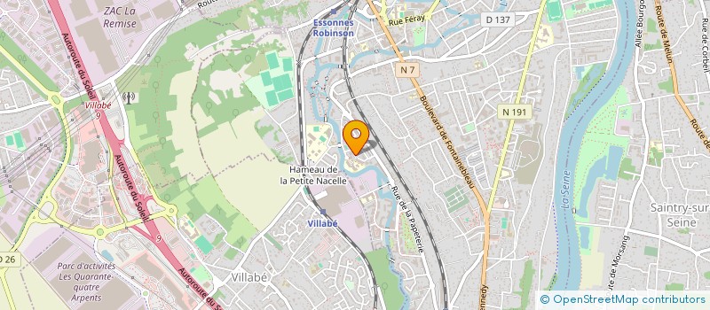 localisation de l'entreprise MADAME CHLOE CHEVRAT à CORBEIL-ESSONNES