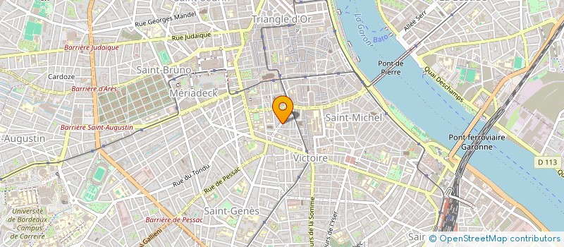 localisation de l'entreprise MADAME CHLOE CHLOE BUTTIN  BORDEAUX