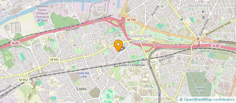 localisation de l'entreprise MADAME CHLOE CHUINE à LILLE