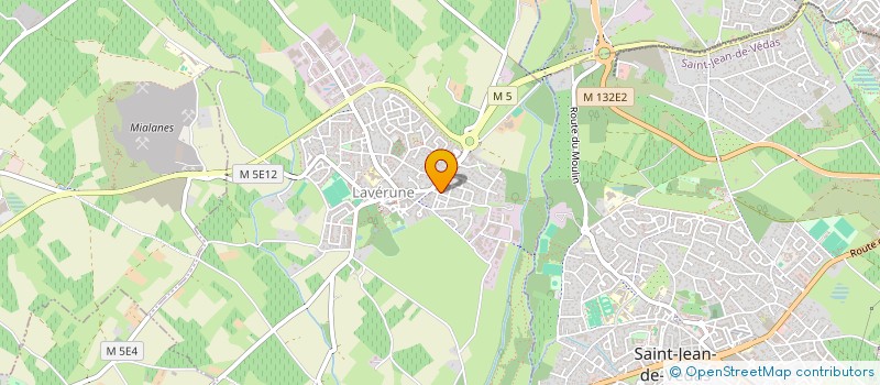 localisation de l'entreprise MADAME CHLOE CIPRA  LAVERUNE