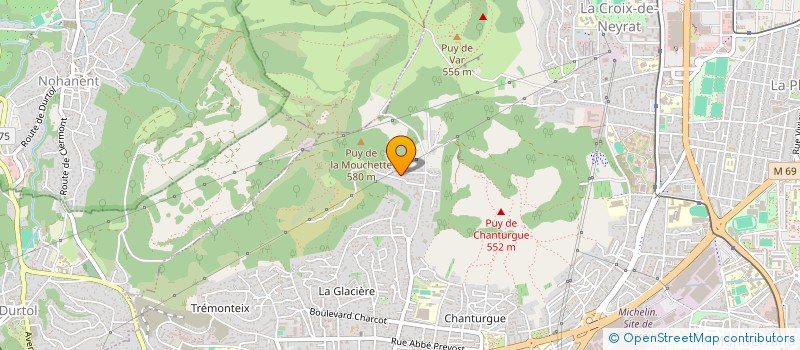 localisation de l'entreprise MADAME CHLOE CLEMENTINE CAGNEAUX  CLERMONT-FERRAND