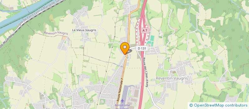 localisation de l'entreprise MADAME CHLOE CODURI  REVENTIN-VAUGRIS
