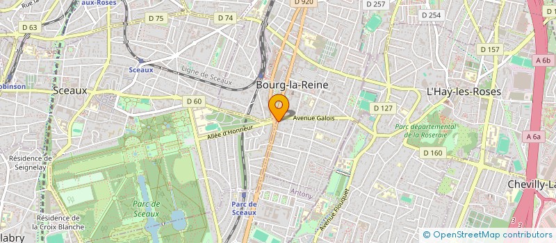 localisation de l'entreprise MADAME CHLOE COHEN à BOURG-LA-REINE
