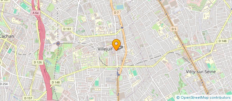 localisation de l'entreprise MADAME CHLOE COLLET  VILLEJUIF