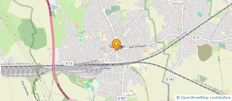 localisation de l'entreprise MADAME CHLOE COLLINEAU  SOMAIN