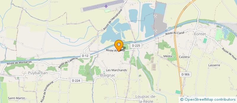 localisation de l'entreprise MADAME CHLOE COMBEFREYROUX  BLAIGNAC