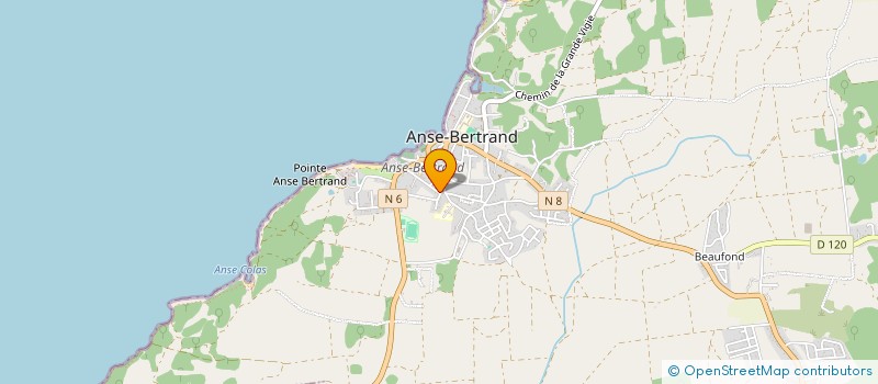localisation de l'entreprise MADAME CHLOE COMBET à ANSE-BERTRAND