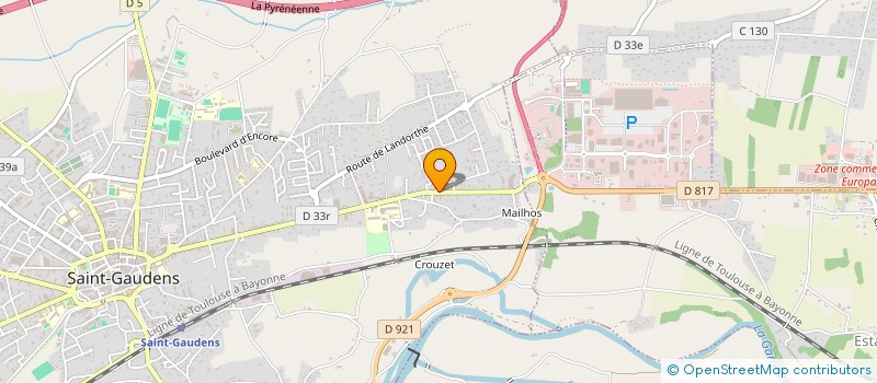 localisation de l'entreprise MADAME CHLOE CORDIER  SAINT-GAUDENS