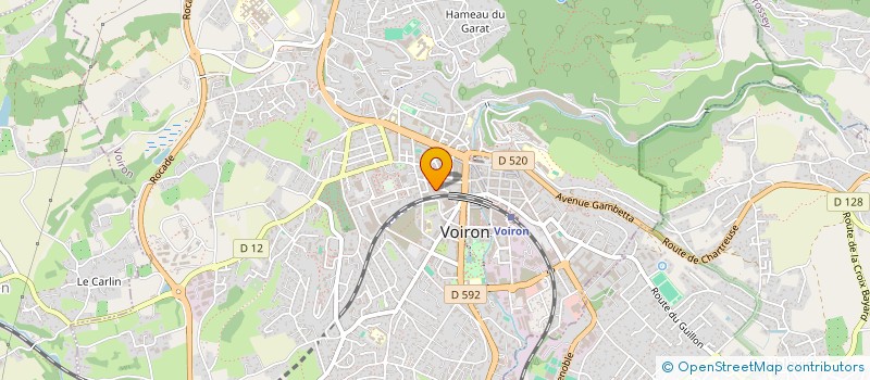 localisation de l'entreprise MADAME CHLOE CORRIERI  VOIRON